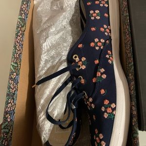Keds x Rifle Paper Co Champion Posy Embroidered